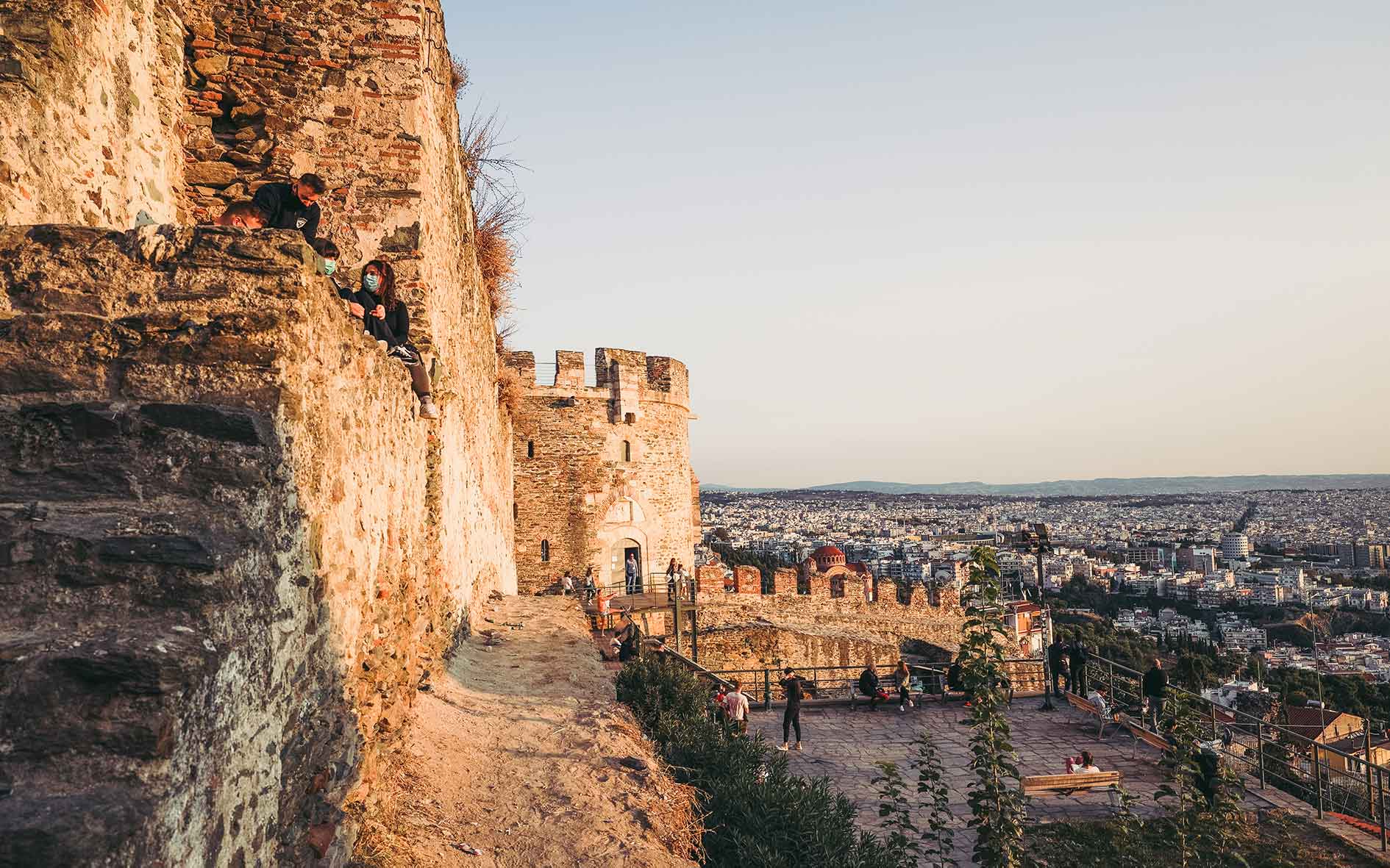 دیوارهای شهر باستانی تسالونیکی